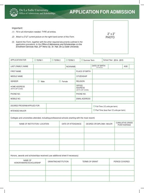 applicant inquiry form dlsu|The DLSU College Admission .